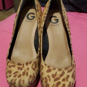 Leopard print heels